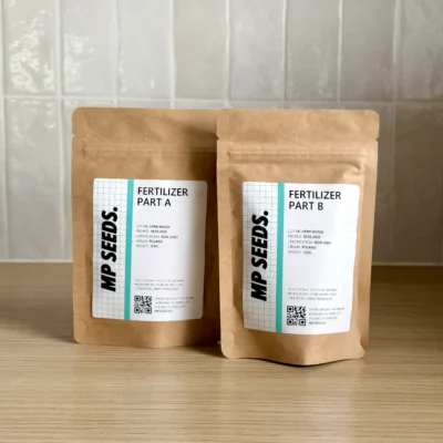 Fertilizante A+B para microgreens.